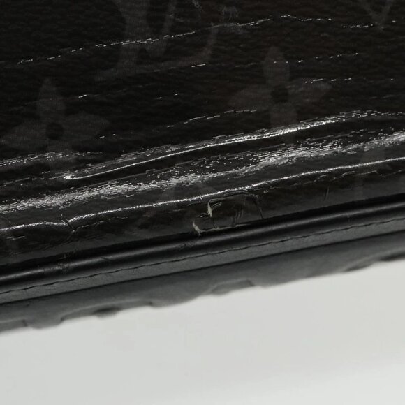 LOUIS VUITTON Eclipse Glaze Pochette Cosmos Clutch Bag M63373 LV Auth 94116 - Picture 4 of 15